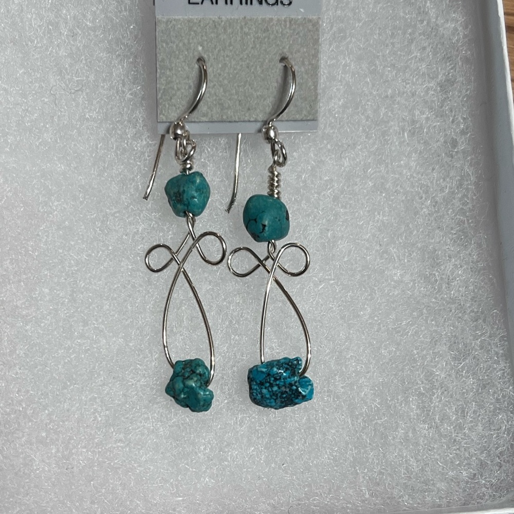 New handmade Turquoise earrings